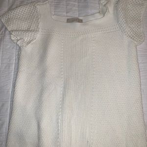 Summer time crochet sweater short sleeve top